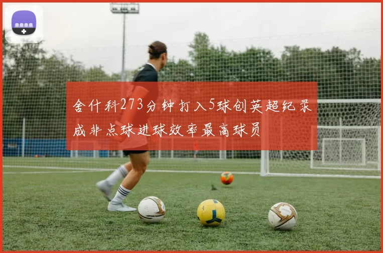 舍什科273分钟打入5球创英超纪录成非点球进球效率最高球员